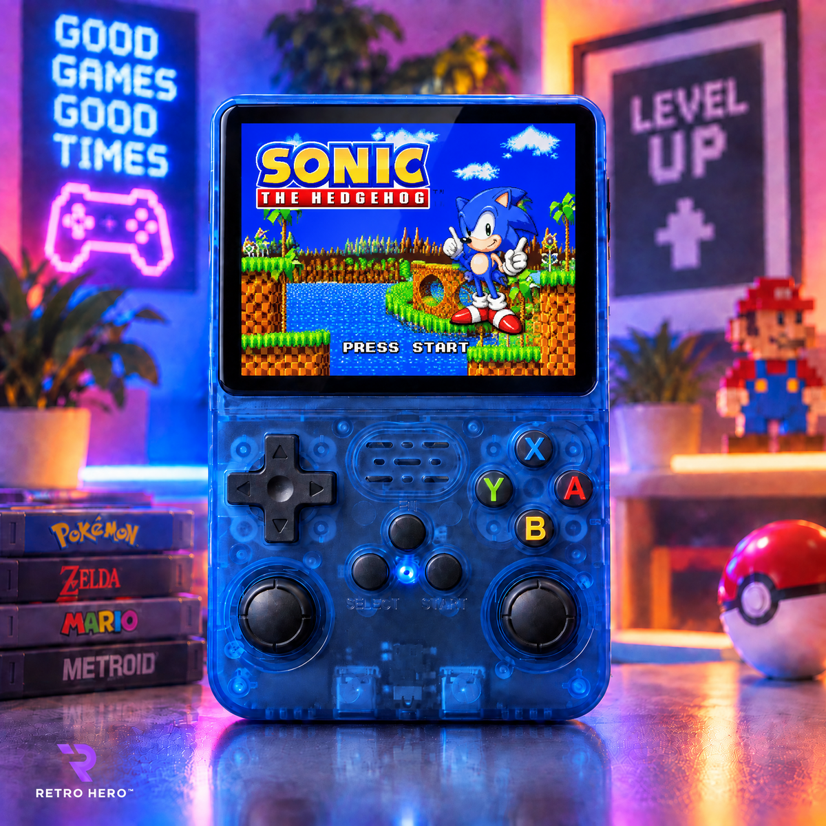 Retro Hero™ Game Console