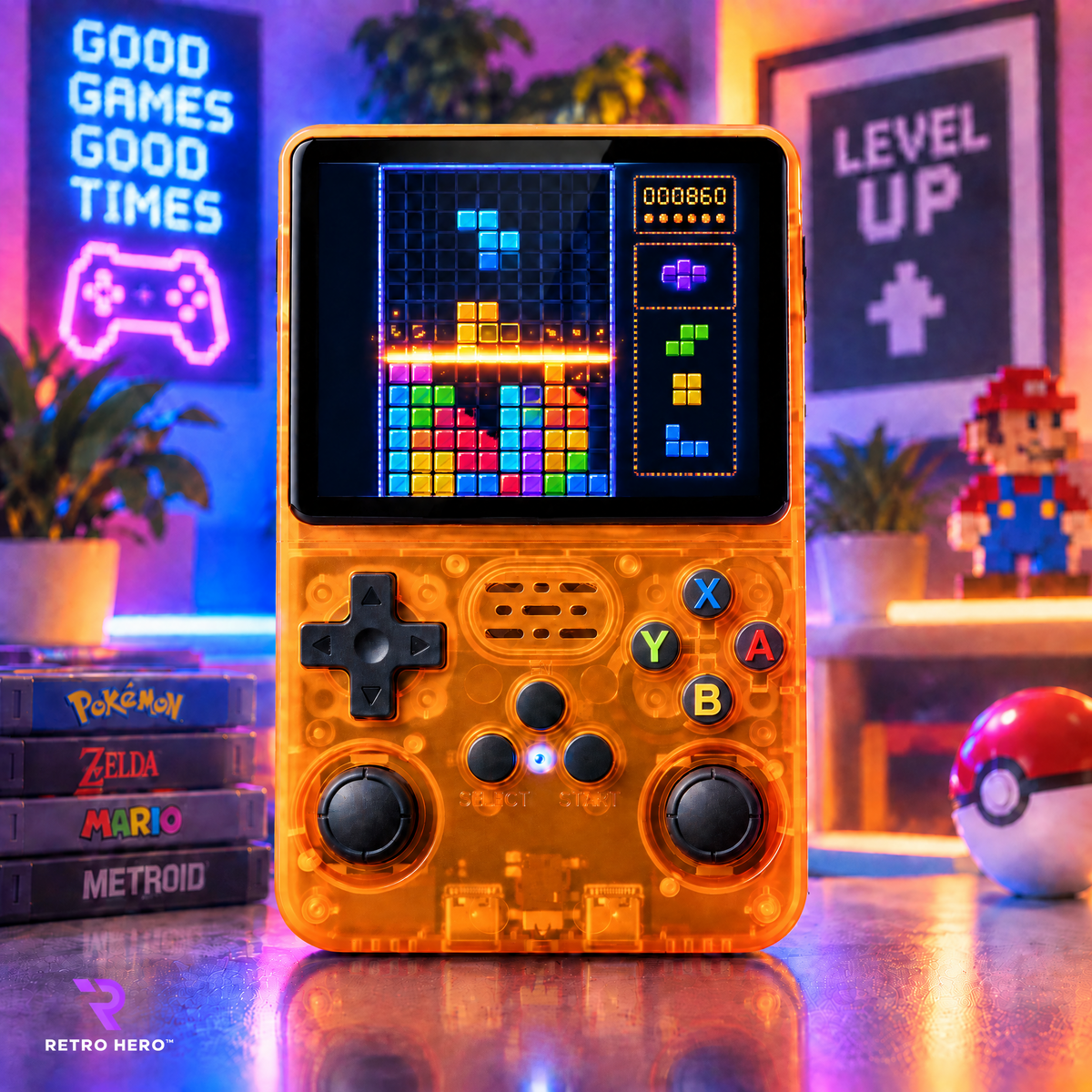Retro Hero™ Game Console